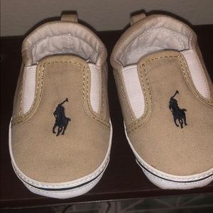 Ralph Lauren khaki shoes